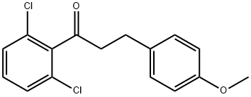 2',6'-DICHLORO-3-(3-METHOXYPHENYL)PROPIOPHENONE Struktur