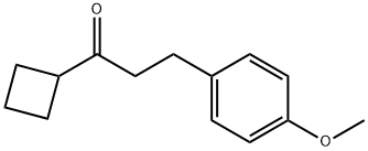 CYCLOBUTYL 2-(4-METHOXYPHENYL)ETHYL KETONE Struktur