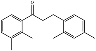 2',3'-DIMETHYL-3-(2,4-DIMETHYLPHENYL)PROPIOPHENONE Struktur