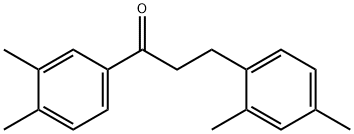 3',4'-DIMETHYL-3-(2,4-DIMETHYLPHENYL)PROPIOPHENONE Struktur