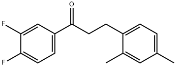 3',4'-DIFLUORO-3-(2,4-DIMETHYLPHENYL)PROPIOPHENONE price.