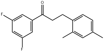 3',5'-DIFLUORO-3-(2,4-DIMETHYLPHENYL)PROPIOPHENONE price.