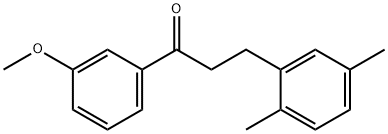 3-(2,5-DIMETHYLPHENYL)-3'-METHOXYPROPIOPHENONE Struktur