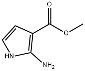 1H-Pyrrole-3-carboxylicacid,2-amino-,methylester(9CI) Struktur