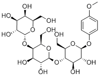 GB3-Β-MP;4-METHOXYPHENYL O-(Α-D-GALACTOPYRANOSYL)-(1-4)-O-(Β-D-GALACTOPYRANOSYL)-(1-4)-Β-D-GLUCOPYRANOSIDE 結(jié)構(gòu)式