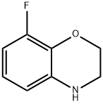 8-FLUORO-3,4-DIHYDRO-2H-BENZO[1,4]OXAZINE HYDROCHLORIDE Struktur