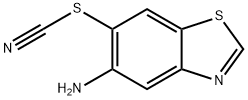 Thiocyanic acid, 5-amino-6-benzothiazolyl ester (7CI) Struktur