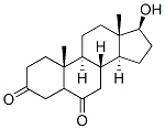 17β-Hydroxy-5α-androstane-3,6-dione Struktur