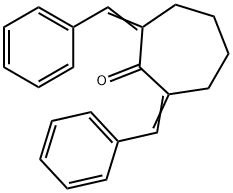 2,7-DIBENZYLIDENECYCLOHEPTANONE Struktur