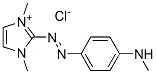 1,3-dimethyl-2-[[4-(methylamino)phenyl]azo]-1H-imidazolium chloride Struktur