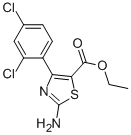 2-AMINO-4-(2,4-DICHLOROPHENYL)-5-THIAZOLECARBOXYLIC ACID ETHYL ESTER Struktur