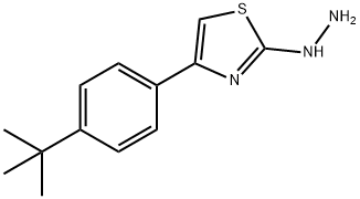 4-[4-(1,1-DIMETHYLETHYL)PHENYL]-2(3H)-THIAZOLONE HYDRAZONE Struktur