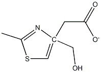 4-Thiazolemethanol,2-methyl-,acetate(ester)(7CI,9CI) Struktur