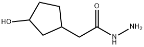 Cyclopentaneacetic  acid,  3-hydroxy-,  hydrazide Struktur