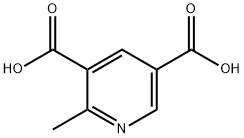 2-Methylpyridine-3,5-dicarboxylic Acid Struktur