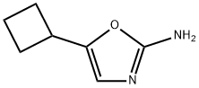 5-CYCLOBUTYL-1,3-OXAZOL-2-AMINE Struktur