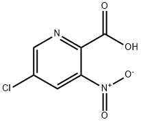 5-CHLORO-3-NITROPYRIDINE-2-CARBOXYLIC ACID Struktur