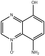 5-Quinoxalinol,  8-amino-,  1-oxide Struktur