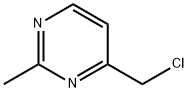 Pyrimidine, 4-(chloromethyl)-2-methyl- (9CI) Struktur