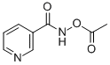 Hydroxylamine, O-acetyl-N-nicotinoyl- Struktur