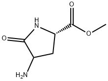 4-aMino-5-oxo-Proline Methyl ester Struktur