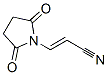 Succinimide, N-(2-cyanovinyl)- (7CI) Struktur