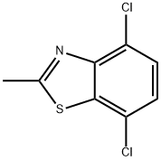 Benzothiazole, 4,7-dichloro-2-methyl- (7CI) Struktur