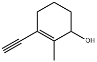 2-Cyclohexen-1-ol, 3-ethynyl-2-methyl- (9CI) Struktur