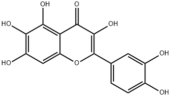 3,3',4',5,6,7-HEXAHYDROXYFLAVONE Struktur