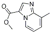 IMidazo[1,2-a]pyridine-3-carboxylic acid, 8-Methyl-, Methyl ester Struktur