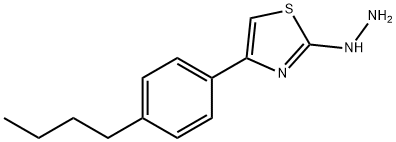 4-(4-BUTYLPHENYL)-2(3H)-THIAZOLONE HYDRAZONE Struktur