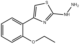 4-(2-ETHOXYPHENYL)-2(3H)-THIAZOLONE HYDRAZONE Struktur