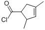 3-Cyclopentene-1-carbonyl chloride, 3,5-dimethyl- (7CI) Struktur