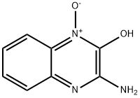 2-Quinoxalinol,3-amino-,1-oxide(7CI) Struktur