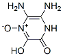 2(1H)-Pyrazinone,  5,6-diamino-3-hydroxy-,  4-oxide Struktur