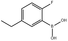 5-Ethyl-2-fluorophenylboronic acid Struktur