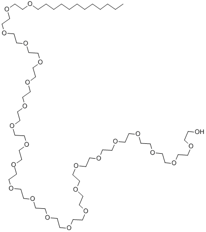 Polyoxyethylene lauryl ether Struktur