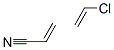 chloroethene: prop-2-enenitrile Struktur