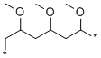 POLY(VINYL METHYL ETHER) Struktur