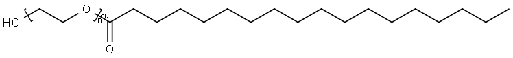 Polyoxyethylene stearate Struktur