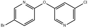 3-bromo-6-(5-chloropyridin-3-yloxy)pyridine Struktur