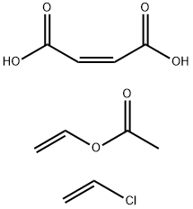 VINYL CHLORIDE/VINYL ACETATE/MALEIC ACID TERPOLYMER Struktur