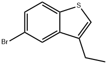 5-BROMO-3-ETHYL-1-BENZOTHIOPHENE Struktur