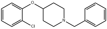 1-Benzyl-4-(2-chlorophenoxy)piperidine Struktur