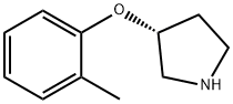 (R)-3-(O-TOLYLOXY)PYRROLIDINE Struktur