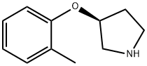 (S)-3-(O-TOLYLOXY)PYRROLIDINE Struktur