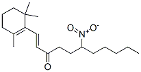 6-Nitro-1-(2,6,6-trimethyl-cyclohex-1-enyl)-undec-1-en-3-one Struktur