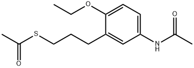 N-[3-(3-Acetylthiopropyl)-4-ethoxyphenyl]acetamide Struktur