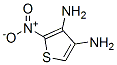 3,4-Thiophenediamine,  2-nitro- Struktur