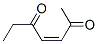 3-Heptene-2,5-dione, (3Z)- (9CI) Struktur